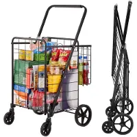 OEM Azomor Ce chariot de courses pliable est la solution idéale pour tous ceux qui...