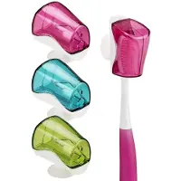 OEM Kit de brosses à dents électriques de voyage avec pince, support mural, 3 pièces, adapté aux voyages