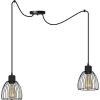 Light11 HOME Suspension rétro Loft en forme d'araignée – Suspension moderne E27