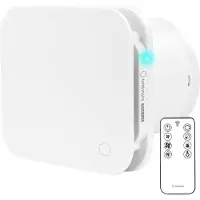 OEM Hotte de cuisine et de salle de bains extra-colorée avec télécommande - Silencieuse et efficace, 7 vitesses, minuterie réglable, 100 mm