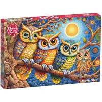 CherryPazzi Puzzle « Hiboux au clair de lune » 500 pièces
