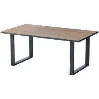Vicco Table à manger Avido Chêne de force doré 180x100cm, Model 58471