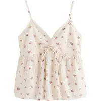 Next Haut vert foncé / rose ancienne / blanc cassé
