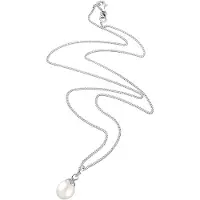 Elli Chaîne argent / blanc / blanc perle
