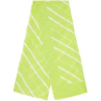 s.Oliver Écharpe citron vert / blanc