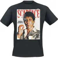 Merchcode T-shirt à Manches Courtes Scarface Magazine Cover Oversized