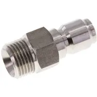 Tameson Raccord en acier inoxydable DN 12 pour pistolet de pulvérisation Bouchon G 1/2 pouce filetage femelle