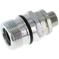 Tameson Acier DN 12.5 Coupleur hydraulique Douille 12 mm S Bague de compression ISO 14541/8434-1 D M36 x 2