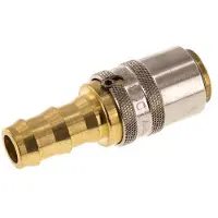 Tameson Manchon d'accouplement en laiton DN 9 12,7 mm Pilier de tuyau Déverrouillage de protection