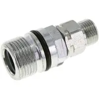 Tameson Acier Coupleur hydraulique DN 10 Manchon 10 mm S Bague de compression ISO 14541/8434-1 D M28 x 2