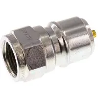 Tameson Coupleur en acier DN 10 pour machine à laver Bouchon G 3/8 pouce filetage mâle double obturation