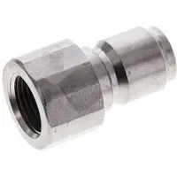 Tameson Coupleur DN 12 en acier inoxydable pour pistolet de pulvérisation Bouchon G 3/8 pouce filetage mâle
