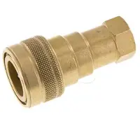 Tameson Coupleur hydraulique DN 10 en laiton Prise femelle G 3/8 pouce Filets femelles ISO 7241-1 B D 19.1mm