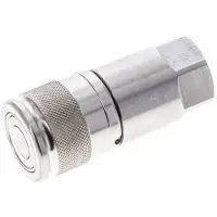 Tameson Douille hydraulique DN 10 à face plate en acier inoxydable G 3/8 pouce filetage femelle ISO 16028 D 19.7mm