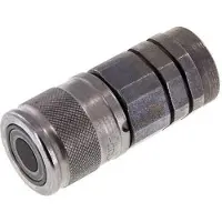 Tameson Acier DN 10 à face plate, douille hydraulique G 3/8 pouce, filetage femelle ISO 16028 D 19.7mm