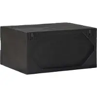 vidaXL Cabinet de chevet avec tiroir Noir 40 x 30 x 20 cm