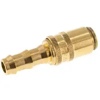 Tameson Raccord d'air DN 6 en laiton Embout de tuyau de 9.5 mm Double obturation