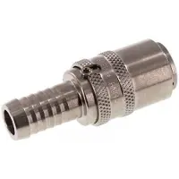 Tameson Acier inoxydable DN 9 Manchon d'accouplement d'air 13 mm Pilier de tuyau Double obturation