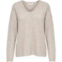 ONLY Pull-over 'ONLCAMILLA' beige chiné