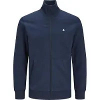 Jack & Jones Paulos Plus Size Full Zip Sweatshirt Bleu 4XL Homme