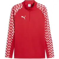 Puma Hommes, Vestes de survêtement, teamLIGA26 Training 1/4 Zip Top (3XL), Rouge, Blanc, 3XL