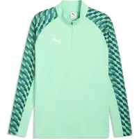 Puma Garçons, Vestes de survêtement, teamLIGA26 Training 1/4 Zip Top Jr (116), Vert, 116