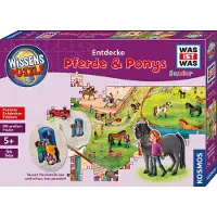 Sonstige Verlage Puzzle de connaissances WAS IST WAS Junior : Découvre la ferme des poneys (54 pièces)