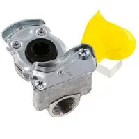 Tameson Control Yellow Aluminium Gladhand Coupling M22x1.5 Filets femelles DIN 74254