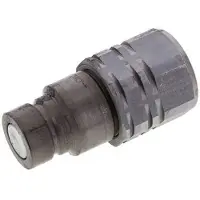 Tameson Acier DN 12.5 Bouchon hydraulique à face plate G 3/4 pouce filetage femelle ISO 16028 D 24.5mm