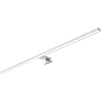 Kalb Material für Möbel kalb | Lampe de salle de bain LED 100 cm, lampe de miroir, 230 V, gris argenté