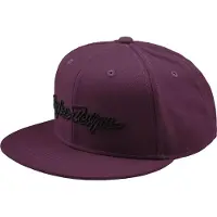 Troy Lee Designs Signature Flat Cap Violet