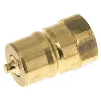 Tameson Laiton DN 25 Coupleur hydraulique Bouchon 1 pouce filetage NPT femelle ISO 7241-1 B D 37.8mm