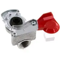 Tameson Fourniture d'un accouplement à levier en aluminium rouge M22x1.5 filets femelles DIN 74254