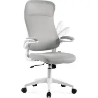 Sense7 Chaise de bureau ergonomique SENSE7 Revo – dossier en maille, assise rembourrée, accoudoirs relevables, gris