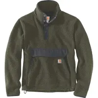 Carhartt Relaxed Fit, pull-over en polaire ,Vert Foncé ,XL