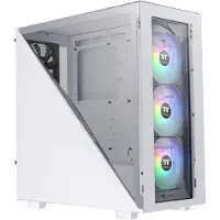 Thermaltake Geh Divider 300 TG Midi Tower "Snow" weiß au détail (CA-1S2-00M6WN-00)