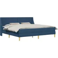 vidaXL Lit avec matelas et tête de lit en polyester