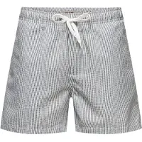 Only & Sons Shorts de bain 'ONSTed' vert / blanc