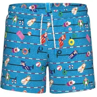 Arena Water Prints Beach Ao Swimming Shorts Bleu XL Homme
