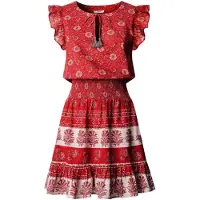Pepe Jeans Cyra Sleeveless Short Dress Rouge XS Femme