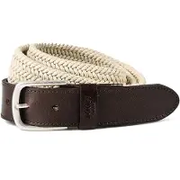 JOOP! Ceinture marron / blanc