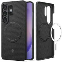 Spigen - Air Skin Aramid MagFit (ACS11029) - Samsung Galaxy S26 Ultra - Black (Samsung Galaxy S26 Ultra), Coque pour téléphone portable, Noir