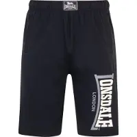 Lonsdale Pantalon 'Jam' noir / blanc