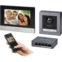HIK VISION DS-KIS602(B) système vidéophone 2 MP 7" Noir, Gris