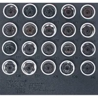 Bgs Garniture pour servante d'atelier 1/6 : Jeu d'outils pour serrures de jantes pour VAG 20 pièces - 8963