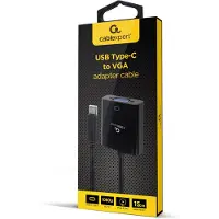 Gembird A-CM-VGAF-01 USB graphics adapter 1920 x 1080 pixels Black