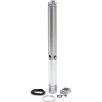 DAB Pompe de forage S4 4/14 M Kit - 1700 W 5,4 m³/h Monophasé 230 V