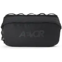 OEM Mini sacoche de vélo noire - Capacité de 1 litre - 2 poches intérieures - Hydrofuge - Traitement imperméabilisant sans PFC - Durable - Idéal pour les petits trajets