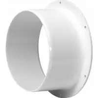 Europlast Raccord mural rond Ø 100 mm Système de ventilation Gaine d'évacuation d'air Système de conduits ronds