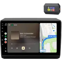 AWESAFE Autoradio Android 2+64 Go, compatible avec Carplay, pour Fiat Ducato, Peugeot Boxer, Citroen Jumper (modèles de 2006 à 2025), avec GPS, navigation, Wi-Fi, DAB+,au volant (SWC), FM, RDS et DAB